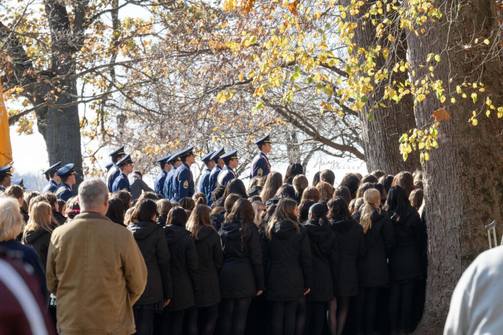 Veterans Day Ceremony at Culver Academies. 